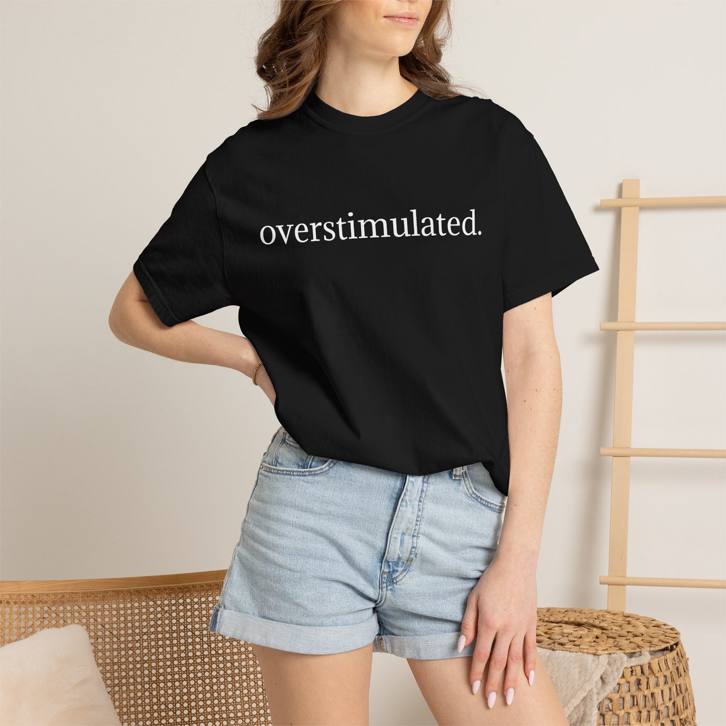 Overstimulated – Minimalist Graphic Tee